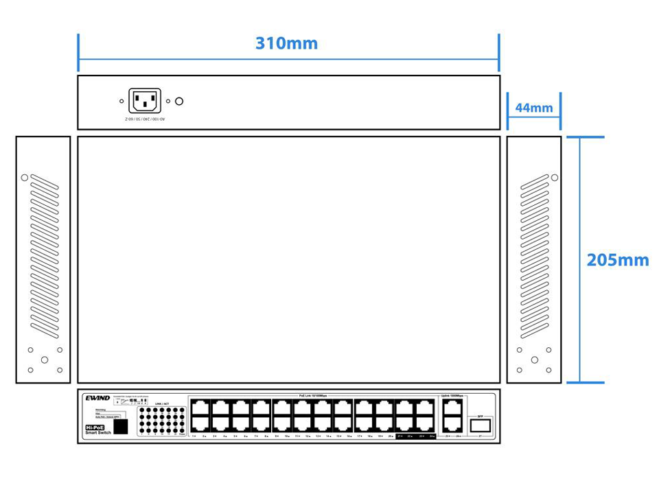 Schemat NV-SHP2724P-1S-2GU